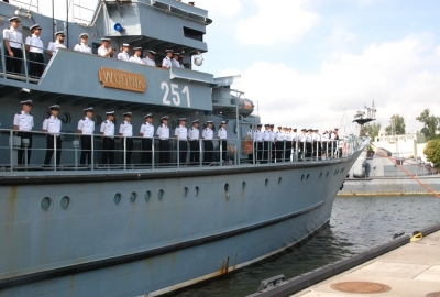 Zakończyły się marynarskie praktyki podchorążych Akademii Marynarki Woje...