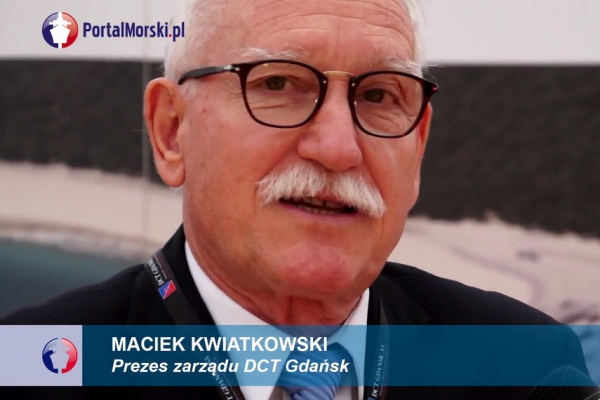 Prezes DCT Gdańsk: rozwijamy się, bo rośnie polski eksport [VIDEO]