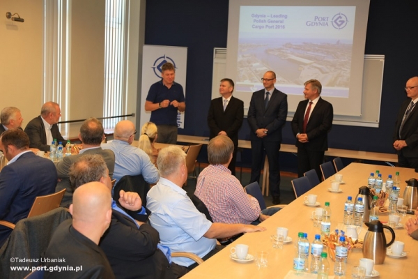 Delegacja portów norweskich z wizytą w Gdyni