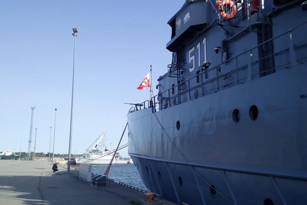 ORP Kontradmirał Xawery Czernicki w Tallinie